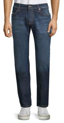 Whiskered Cotton Jeans