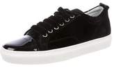 Thumbnail for your product : Lanvin Velvet Low-Top Sneakers