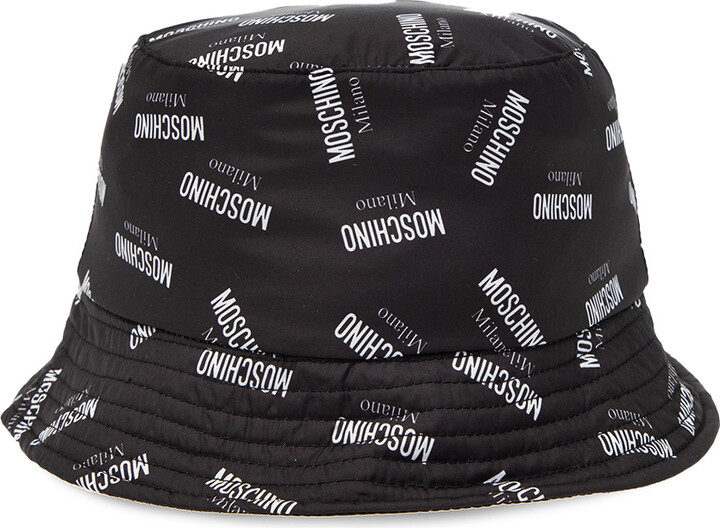 Moschino Hat With Logo, Unisex, - Black