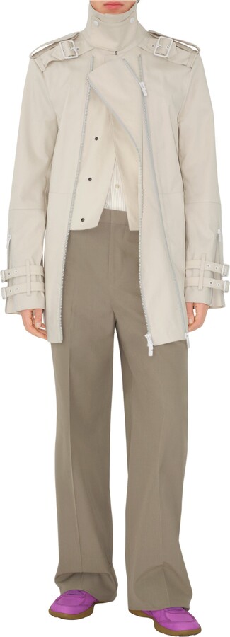 Bonded Cotton Trench Jacket