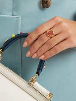Thumbnail for your product : Jessica Biales - Enamel & 18kt Gold Ring - Womens - Red