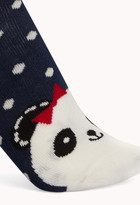 Thumbnail for your product : Forever 21 Polka Dot Panda Socks