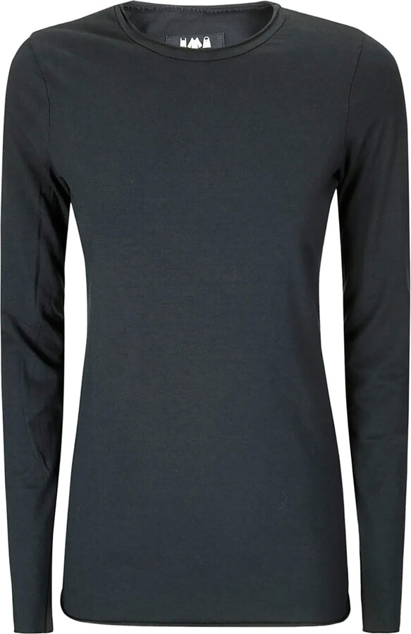 Labo Art Long-Sleeve Fitted Top