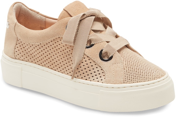 agl perforated platform sneaker