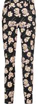 Thumbnail for your product : Rochas Floral-Print Cotton Slim-Leg Pants
