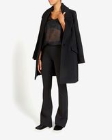 Thumbnail for your product : Exclusive for Intermix Contrast Collar Long Coat: Charcoal