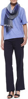 Thumbnail for your product : Eileen Fisher Boxy High-Low Top, Plume, Petite