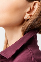 Thumbnail for your product : Sydney Evan Love 14-karat Gold Diamond Earrings