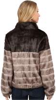 Thumbnail for your product : Via Spiga Faux Fur Color Block Coat