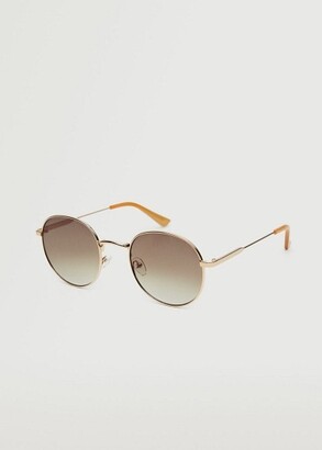 MANGO Metallic frame sunglasses