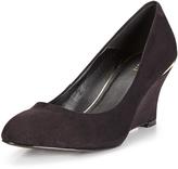 Thumbnail for your product : Oasis Suede Metal Insert Wedge Shoes