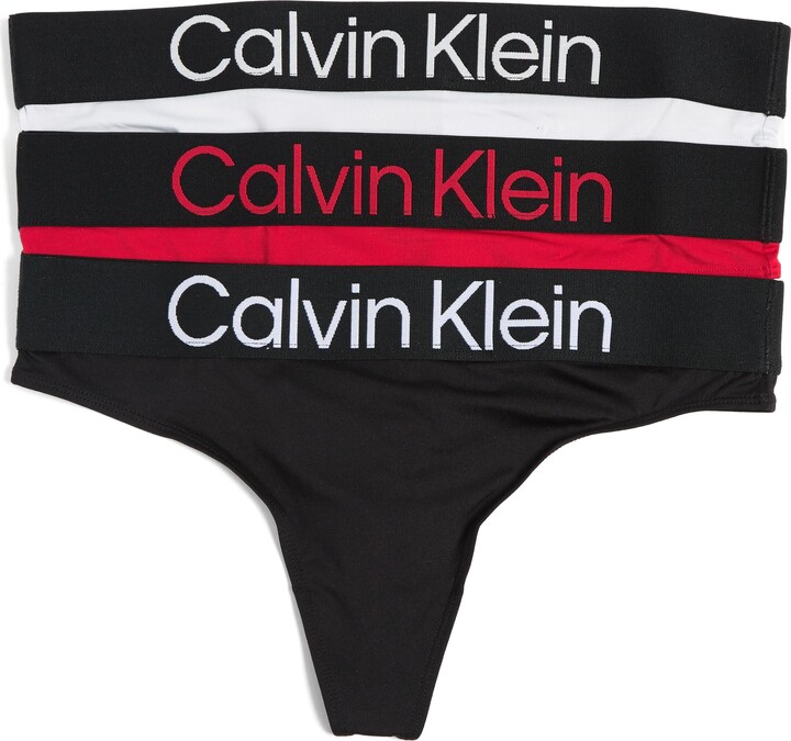 Calvin Klein Logo Thong - ShopStyle