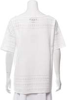 Thumbnail for your product : St. John Short Sleeve Bateau Neck Sweater w/ Tags