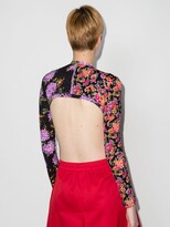 Thumbnail for your product : Commission Diver floral-print bodysuit