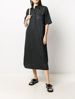 Thumbnail for your product : Ganni Stud-Embellished Shirt Dress