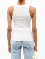 Thumbnail for your product : RE/DONE 60s Scoop-neck Cotton-jersey Tank Top - White