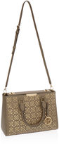 Thumbnail for your product : Henri Bendel West 57th Laser Cut Turnlock Satchel