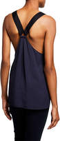 Thumbnail for your product : Jonathan Simkhai Lux Twill Scoop-Neck Tank