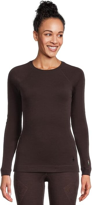 Smartwool Merino 250 Base Layer Crew Women's Clothing Mink Heather : XL