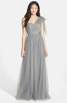 Thumbnail for your product : Jenny Yoo 'Annabelle' Convertible Tulle Column Dress