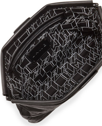 L.A.M.B. Fallon Leather Clutch Bag, Black