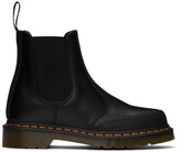Thumbnail for your product : Dr. Martens Black 2976 Guard Panel Chelsea Boots
