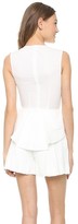 Thumbnail for your product : Marchesa Voyage Structured Peplum Shell