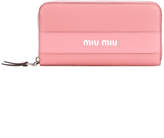 Thumbnail for your product : Miu Miu all-around zip wallet