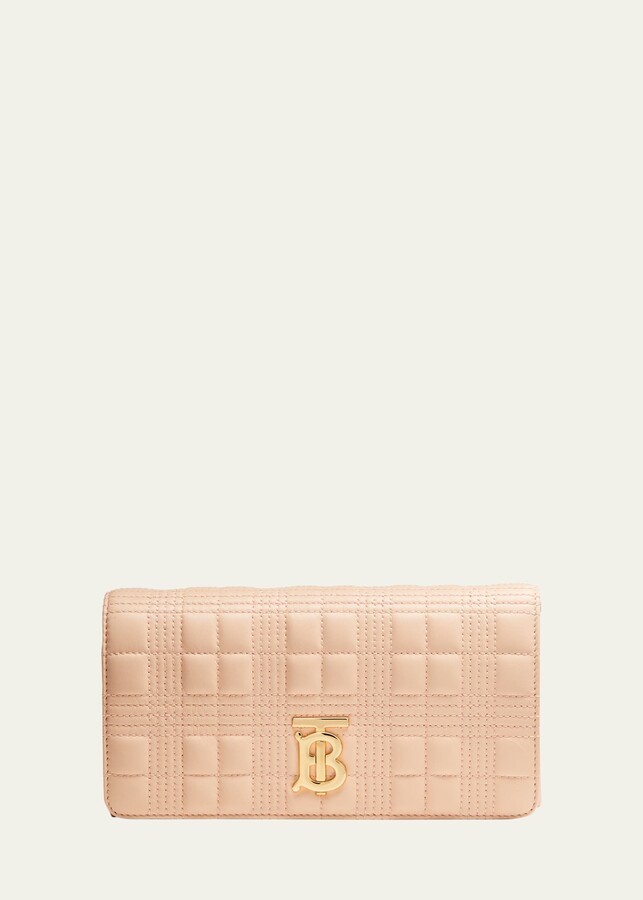 Burberry Lola Monogram Plaque Quilted Cardholder - ShopStyle