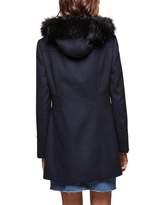 Thumbnail for your product : Miss Selfridge Wool Duffle Coat Navy