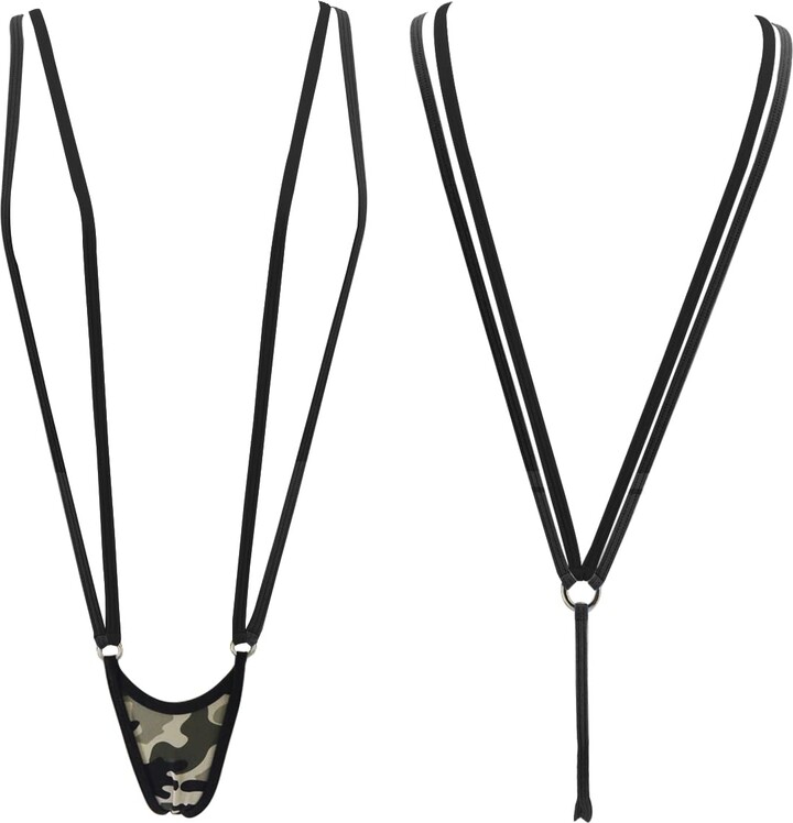 SHERRYLO Slingshot Bikini for Women Topless G String Bottom Extreme