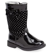 Thumbnail for your product : Laura Ashley 'Polka Dot' Boot (Toddler)