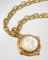 Thumbnail for your product : Elizabeth Locke Rock Crystal Queen Bee Intaglio Pendant