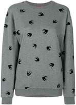 Thumbnail for your product : McQ flocked swallow sweatshirt