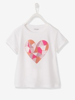 Thumbnail for your product : Girls Stylish Short-Sleeved T-Shirt - white, Girls | Vertbaudet