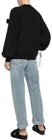 Thumbnail for your product : Clu Pompom-embellished Cotton-fleece Sweatshirt