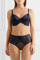 Thumbnail for your product : L'Agent by Agent Provocateur Leola Stretch-lace And Tulle Briefs