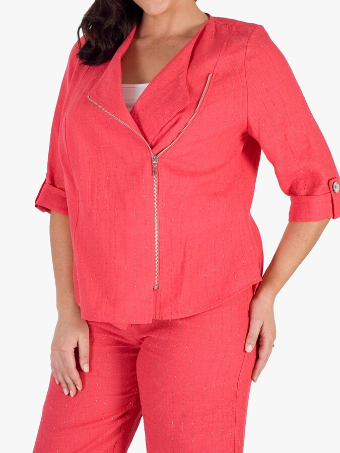 plus size linen jackets uk