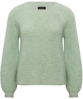 Thumbnail for your product : M&Co Blouson sleeve ribbed jumper