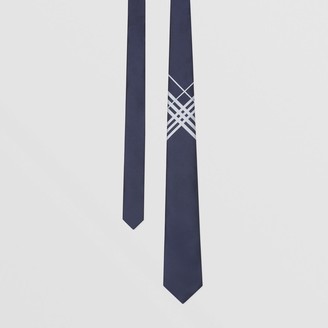 Burberry Classic Cut Check Silk Jacquard Tie