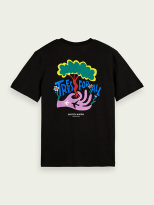 Scotch & Soda Unisex Trees for All crewneck T-shirt
