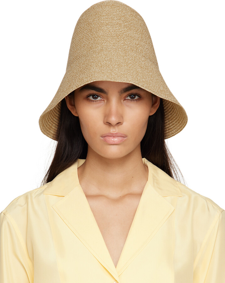 Totême Tan Paper Straw Beach Hat ShopStyle