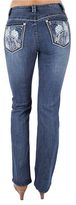 Thumbnail for your product : Ethyl Embellished Lace Design Back Pocket Jeans - Bootcut (For Women)