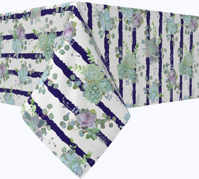 East Urban Home Rectangular Tablecloth 100% Cotton 52X104\