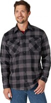 Thumbnail for your product : Wrangler Authentics Men's Long Sleeve Fleece Shirt Jacket Button