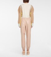 Thumbnail for your product : Stella McCartney Faux leather sweatpants