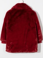 Thumbnail for your product : Chloé Children Faux Fur Double-Breasted Coat