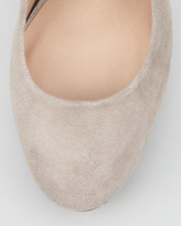 Thumbnail for your product : K. Jacques Irina Suede Platform Pump, Gray