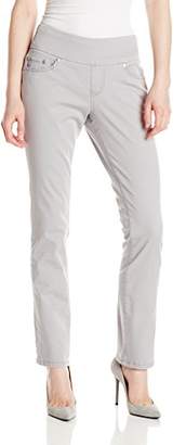 Jag Jeans Women's Petite Peri Pull On Straight Leg Pant In Bay Twill