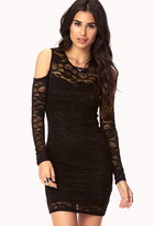 Thumbnail for your product : Forever 21 Floral Lace Bodycon Dress